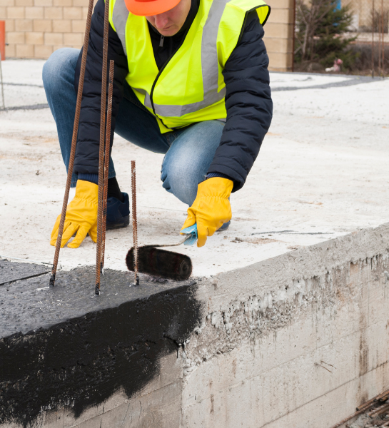 Our waterproofing team at work